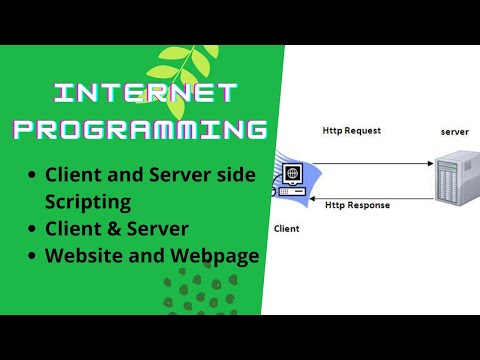 Internet Programming|Anna University Syllabus|Client and Server Side Scripting|Client and Server