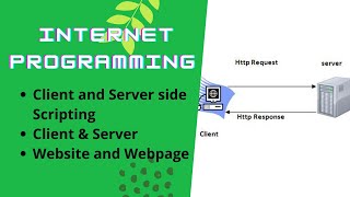 Internet Programming|Anna University Syllabus|Client and Server Side Scripting|Client and Server