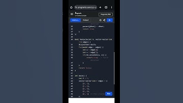 Detect Cycle in an Undirected Graph | C++ Using Union-Find (Disjoint Set)