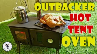 First Look: Outbacker Hot Tent Stove Oven  Winter hot tent camping.