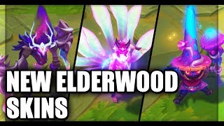 All New Elderwood Skins Spotlight Ahri, Veigar, Nocturne (League of Legends)