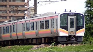 E129系B16編成信越本線上り普通436M　新潟→長岡