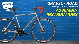 Kent Bicycles | Gravel/Road Bike (Disc Brakes) Assembly Step-by-Step
