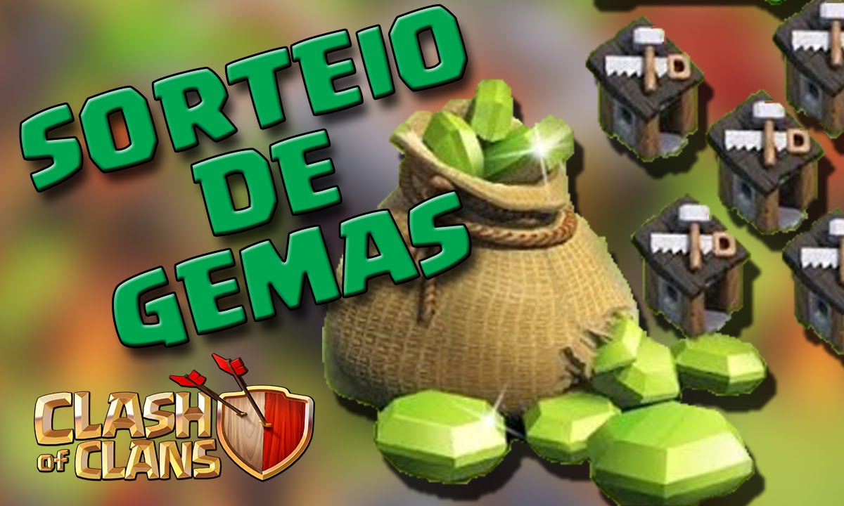SORTEIO DE GIFT CARDS GEMAS CLASH OF CLANS YouTube