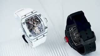 HAOFA TOURBILLON 1901-1 ルミノバカーボンファイバーベゼル、自動巻き