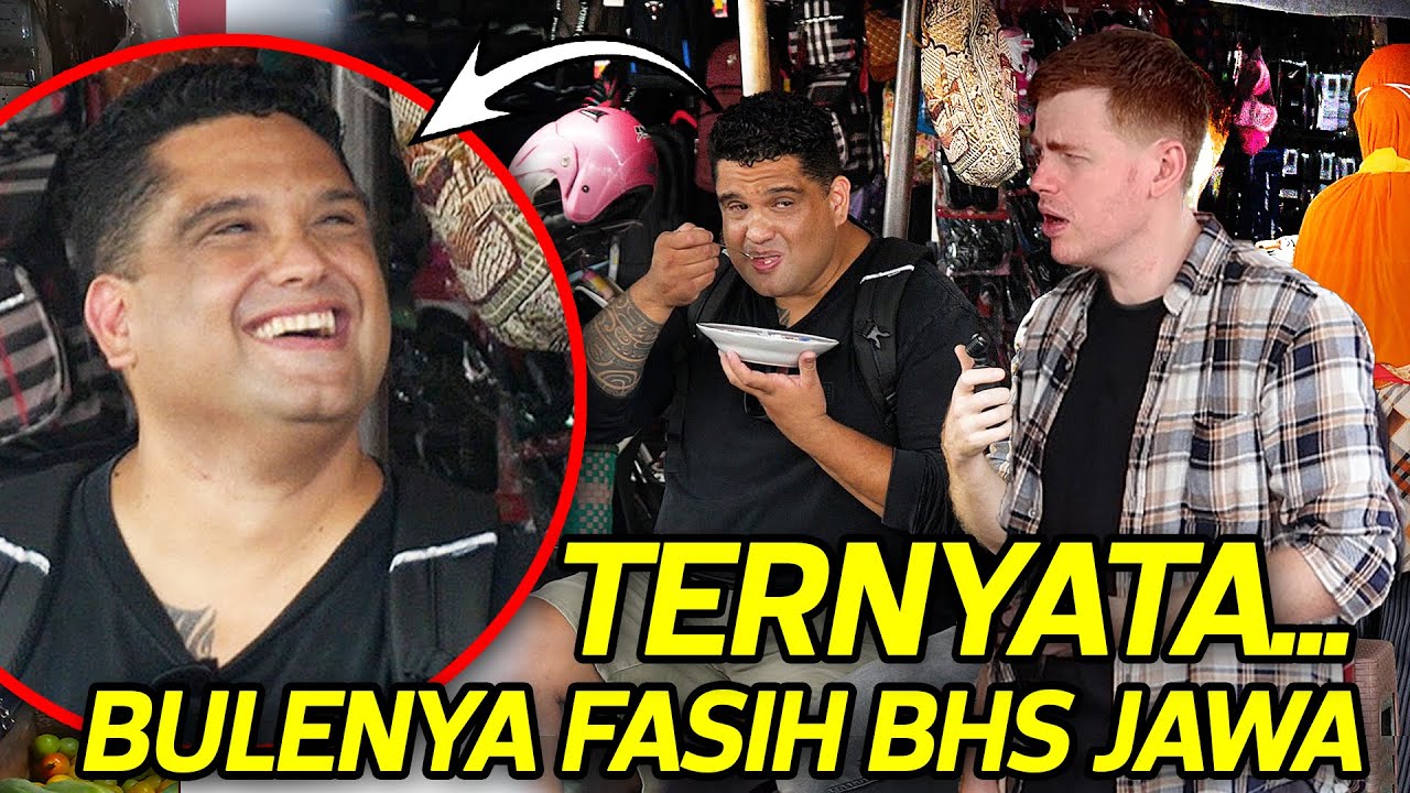 KAPOK !! Bule Jowo Ngerjain Bule Di Pasar, Ternyata Dia Fasih Bhs Jawa!