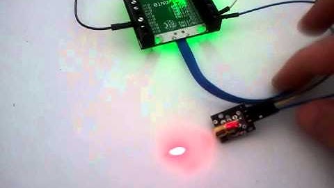 Arduino KY 008 Laser sensor module with Ant