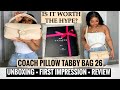 COACH PILLOW TABBY BAG 26 | UNBOXING 2021 + FIRST IMPRESSION + REVIEW   //PENELOPE PALACE//