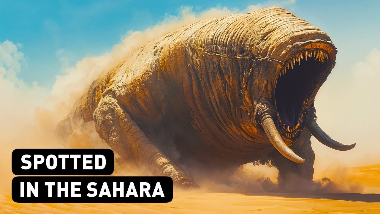 Giant Creature Caught on Camera in the Sahara Desert: Ancient Beast ...