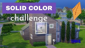 MY COMING OUT STORY & EngliSheller Challenge | Purple Solid Color Build | Sims 4