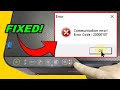 How to Fix Communication Error on Epson Printer (Error Code 20000107)