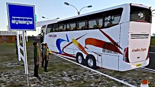 IDBS Bus Simulator V2.8 - Bis Aneka Jaya Super High Deck Full Telolet dan Sirine Patwal ke Blora screenshot 2