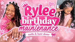 Rylee Birthday maintenance vlog 💋