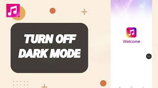 كيفية إيقاف الوضع المظلم في تطبيق مشغل الموسيقى screenshot 4