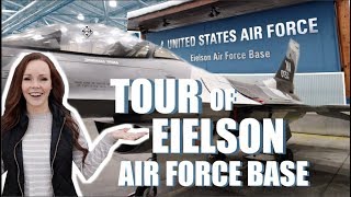 TOUR OF EIELSON AIR FORCE BASE| MOVING TO ALASKA| Somers In Alaska