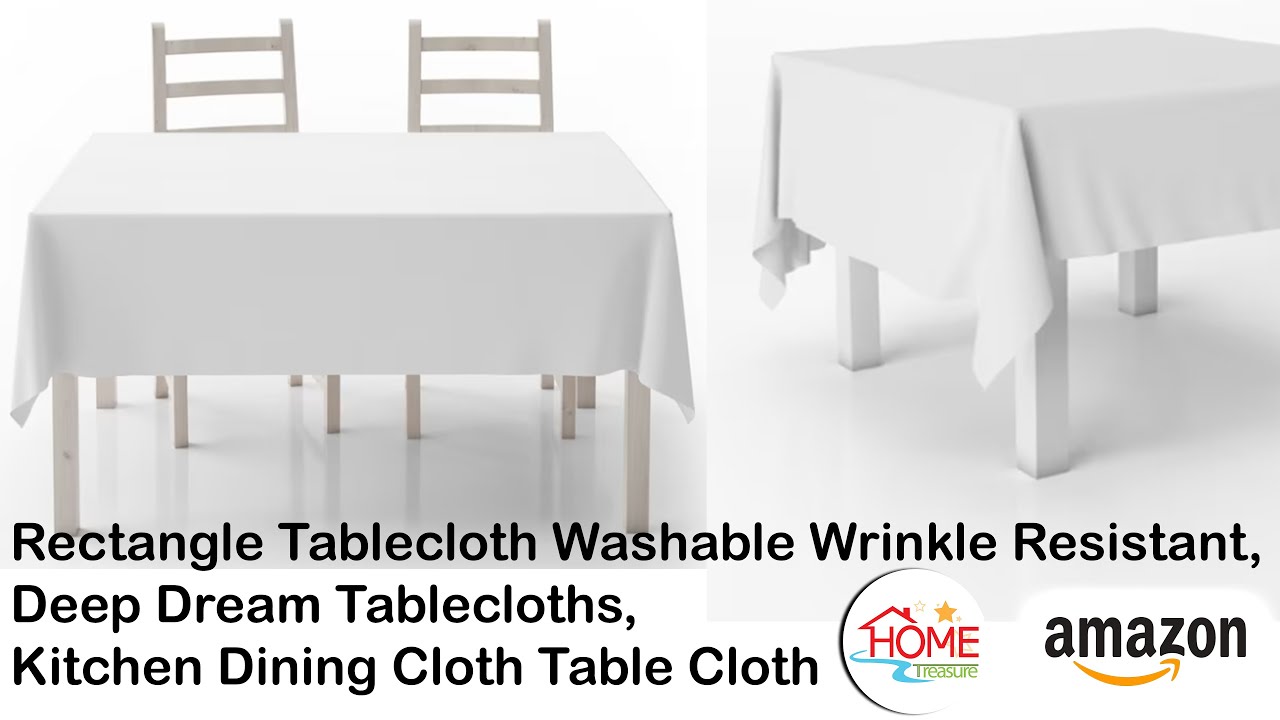Rectangle Tablecloth Washable Wrinkle Resistant, Deep Dream Tablecloths, Kitchen Dining Cloth Table