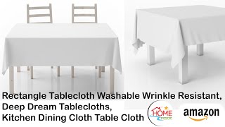 Rectangle Tablecloth Washable Wrinkle Resistant, Deep Dream Tablecloths, Kitchen Dining Cloth Table