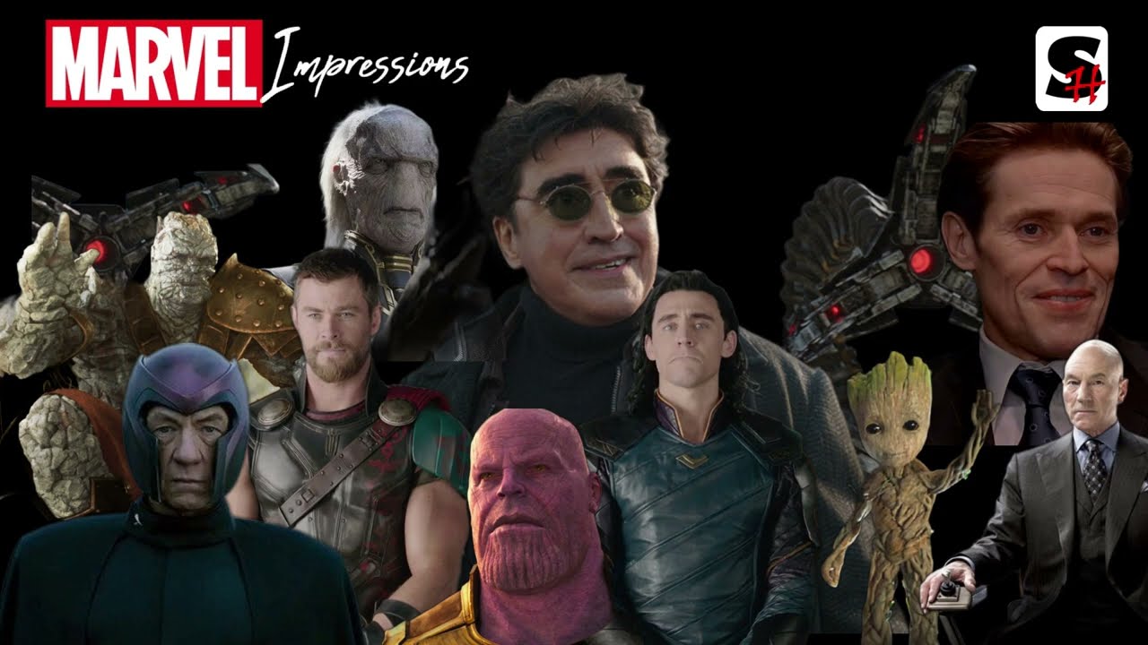 10 AMAZING Marvel Character Impressions!