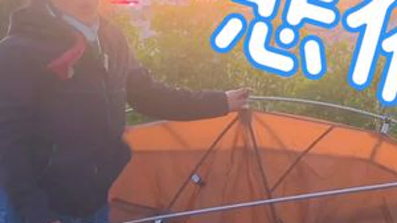 气垫破了个洞，晚上睡在石板上