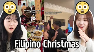 Korean React to Filipino Christmas | Is this Normal in the Philippines..?