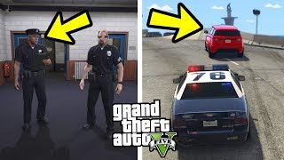 ЧТО ПРОИЗОЙДЕТ ЕСЛИ МЫ БУДЕМ ПРЕСЛЕДОВАТЬ ПОЛИЦИЮ?! ЧТО ЭТО БЫЛО?! (GTA 5