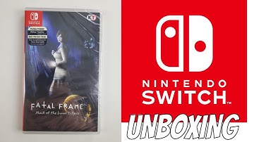FATAL FRAME MASK OF THE LUNAR ECLIPSE NINTENDO SWITCH GAME UNBOXING