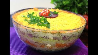 Mimoza salata - Recept