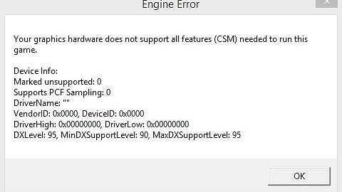 Для тех у кого при запуске CS GO Выдает - Your graphics hardware does not support all features