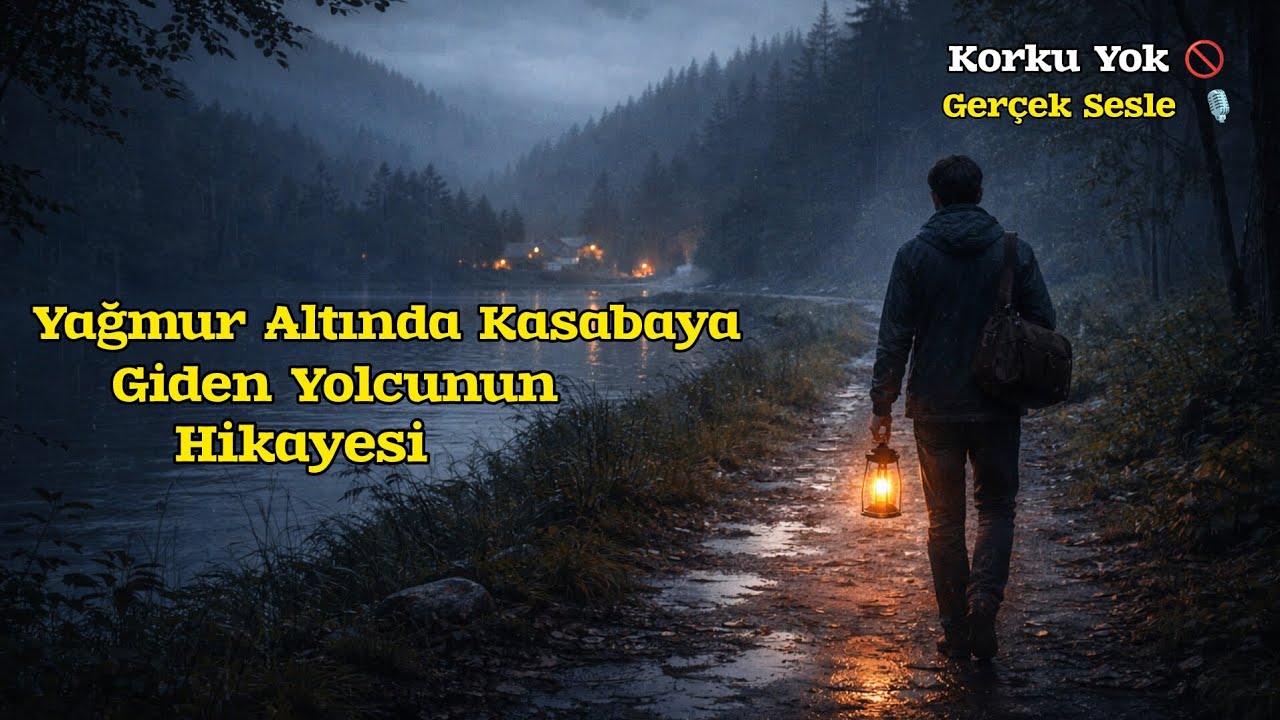 Yağmur Altında Kasabaya Giden Yolcunun Hikayesi | Hikayenin Sonunu Kaçırma | İyi Uykular.