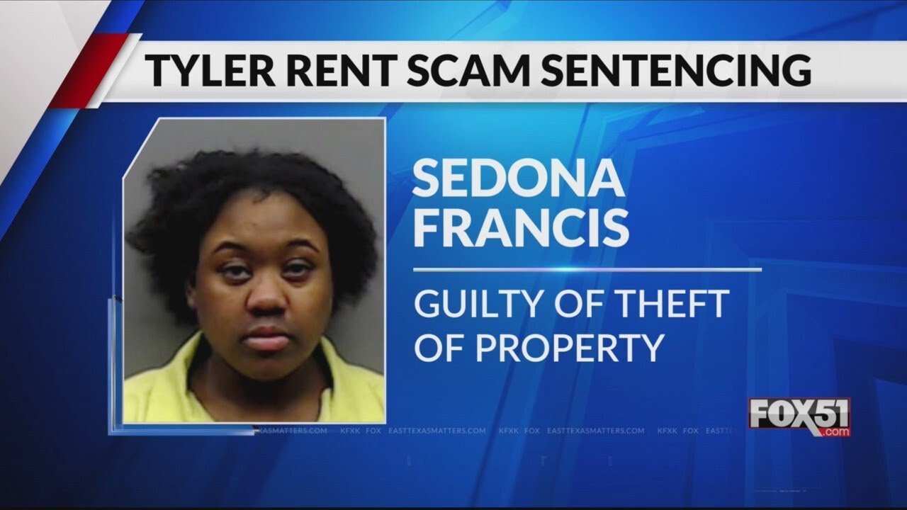 Woman gets 2 years in jail, 5 years probation for Tyler rent scam - YouTube