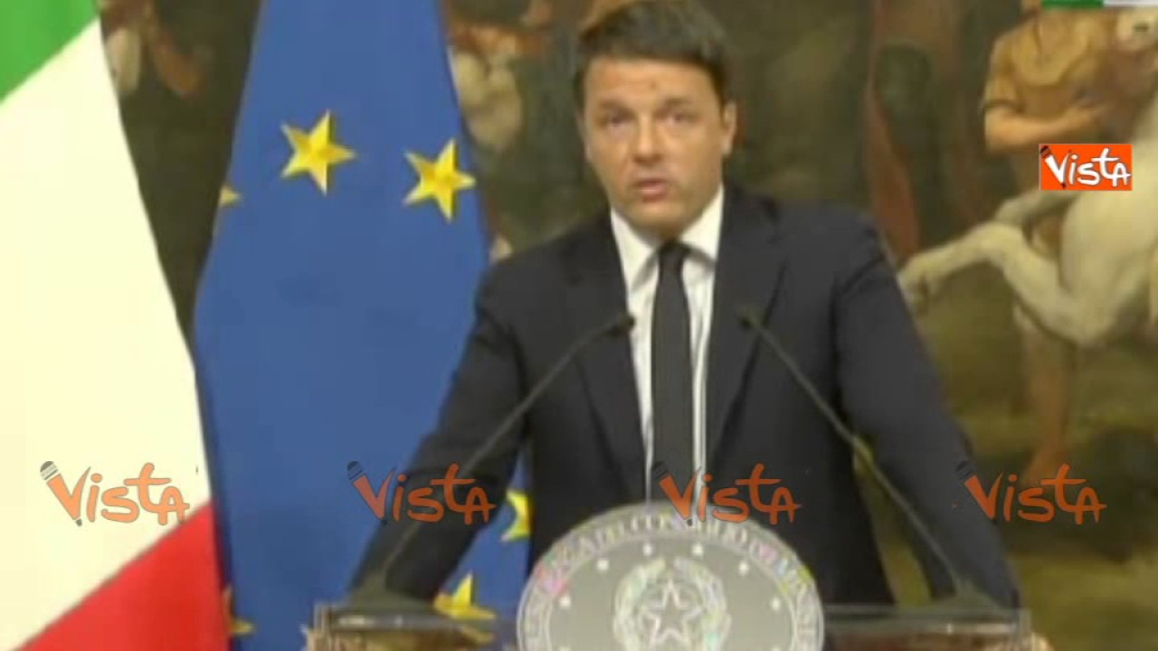 RENZI RINGRAZIA LA MOGLIE AGNESE E I FIGLI NEL DISCORSO DI DIMISSIONI