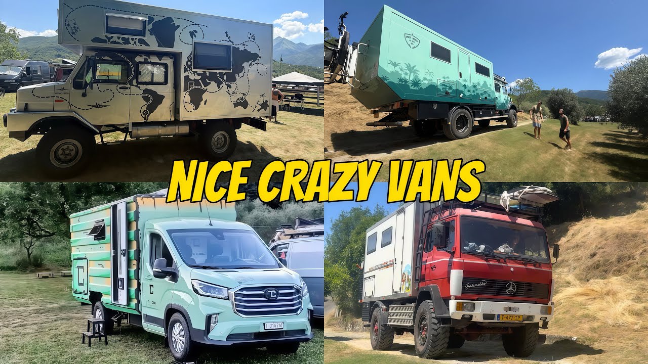 RADUNO MEZZI AUTOCOSTRUITI 🚐 NICE CRAZY VANS 🤩
