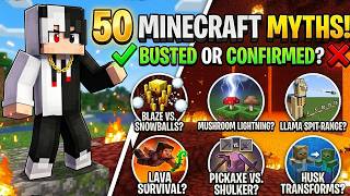 I Tested 50 Minecraft Myths So You Dont Have To
