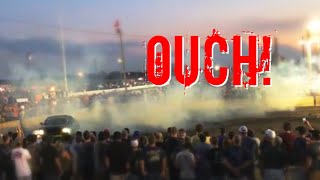 Brand New Mustang Crashes in Barrier at Cleetus n Cars During Burnout