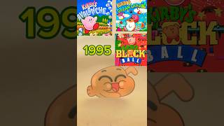 Evolution of Kirby Games part 1 #shorts #kirby #evolution