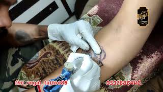 Pug dog protret Tattoo