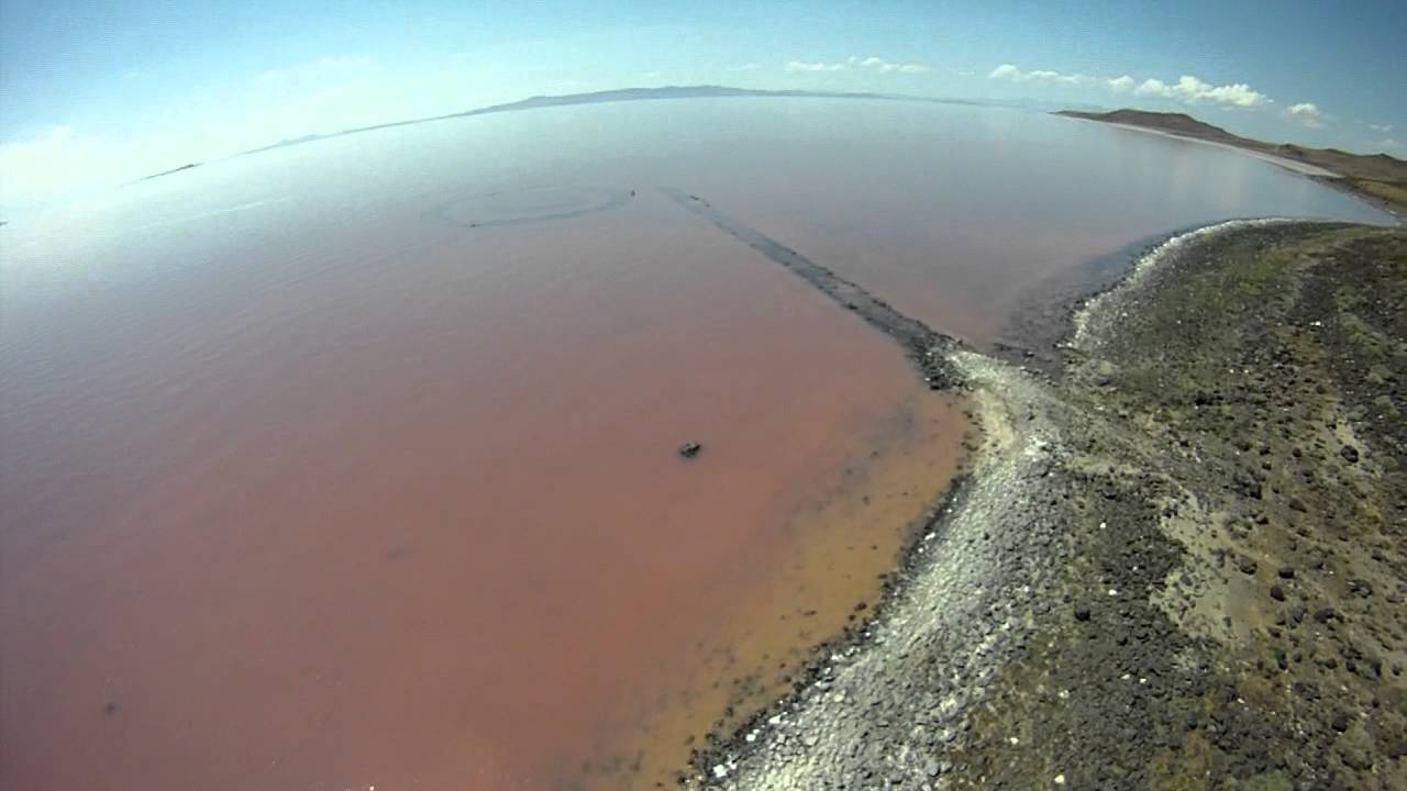 Spiral Jetty From Above