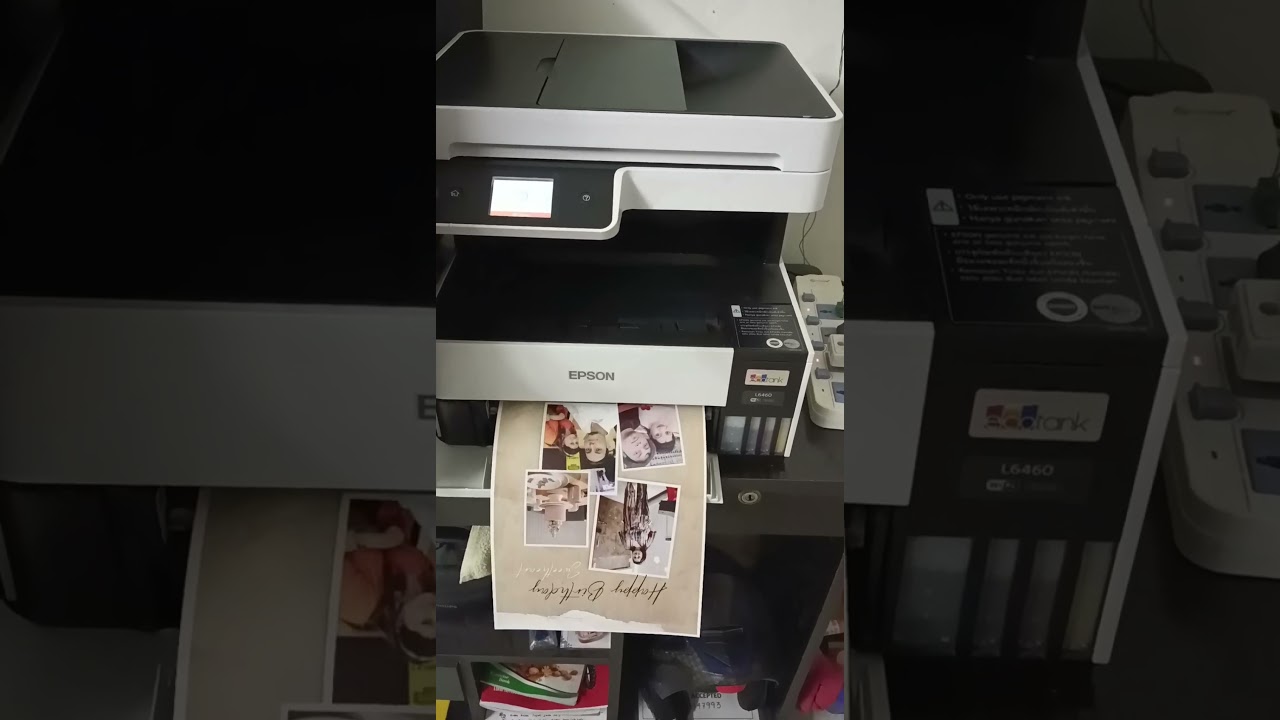 Birthday card printing on epson l6460 
