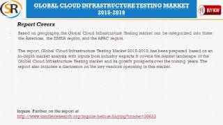 Global Cloud Infrastructure Testing Market 2015 2019