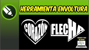Texto con forma - Herramienta envoltura en corel draw