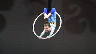 Aerial gymnastics studio "Firebird" - Angelina Bartisheva, air ring, debut