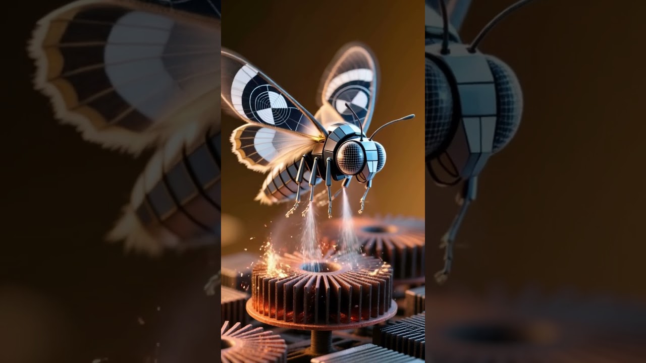 “When Nature Meets Technology 🦋🤖”