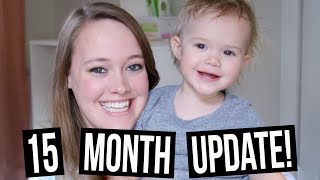 AERIES 15 MONTH UPDATE! | Talking, Umbilical Hernia, & Using the Potty