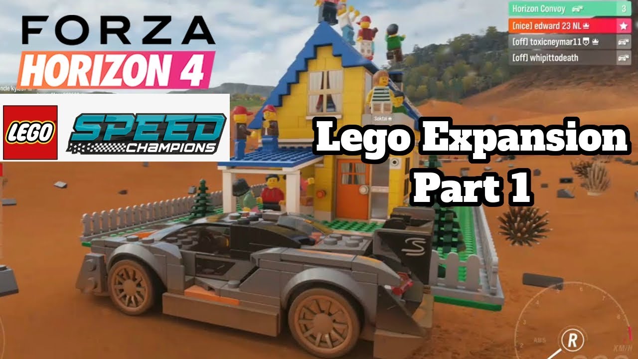 LEGO EXPANSION FORZA HORIZON 4 COMPLETING CHALLENGE'S AND RACE'S PART 1 LEGO SPEED CHAMPIONS 