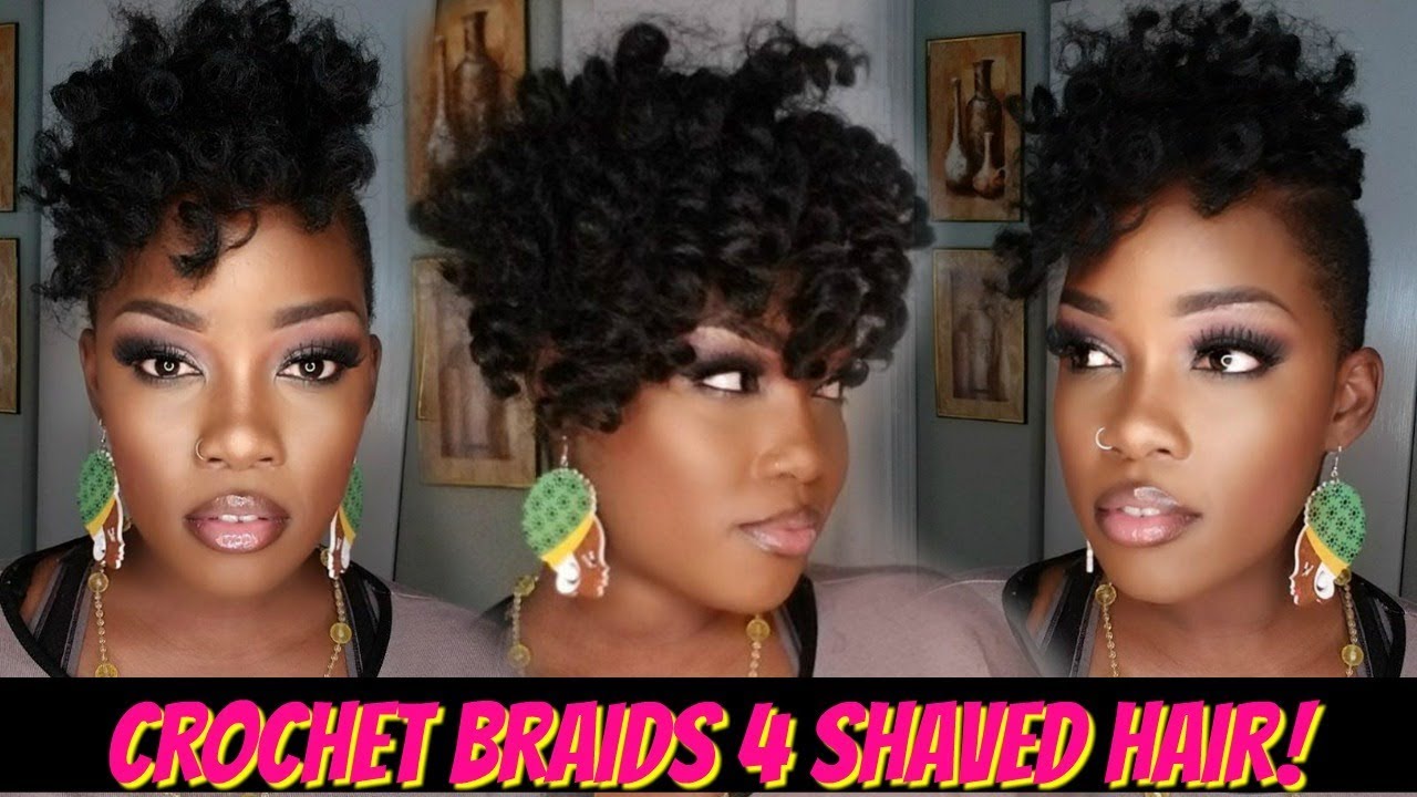 😍1 pack crochet braid quickie 4 shaved hair! | jamaican bounce