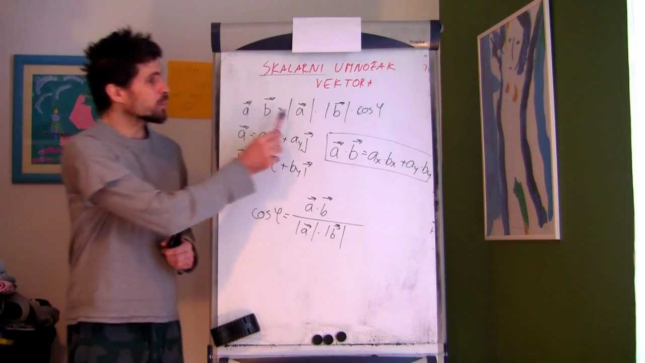 Skalarni umnožak vektora 01