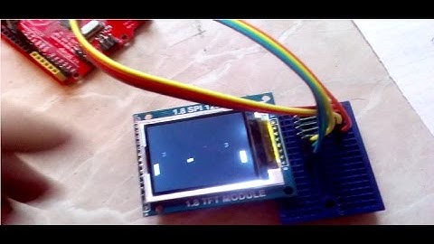 Подключение  1.8 SPI 128x160 дисплей для Arduino, разборка кода