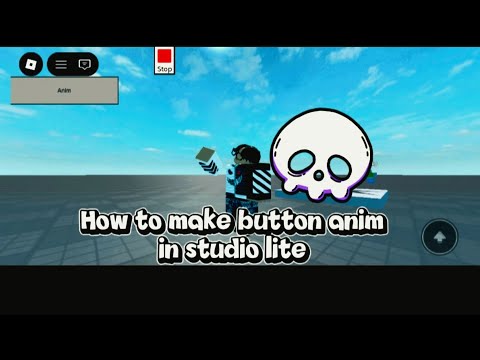 How to make button anim in studio lite!