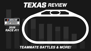 2026 NASCAR Statistics: Race 11/36 - Texas Review