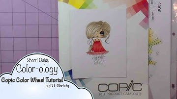 Sherri Baldy Color-ology Copic Color Wheel Tutorial image Clever Chloe Remix